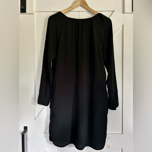 Gap Ladies Black Tie Up Dress 👗 - Picture 3 of 4